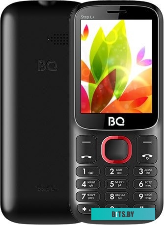Мобильный телефон BQ-Mobile BQ-2440 Step L+ (черный/красный)