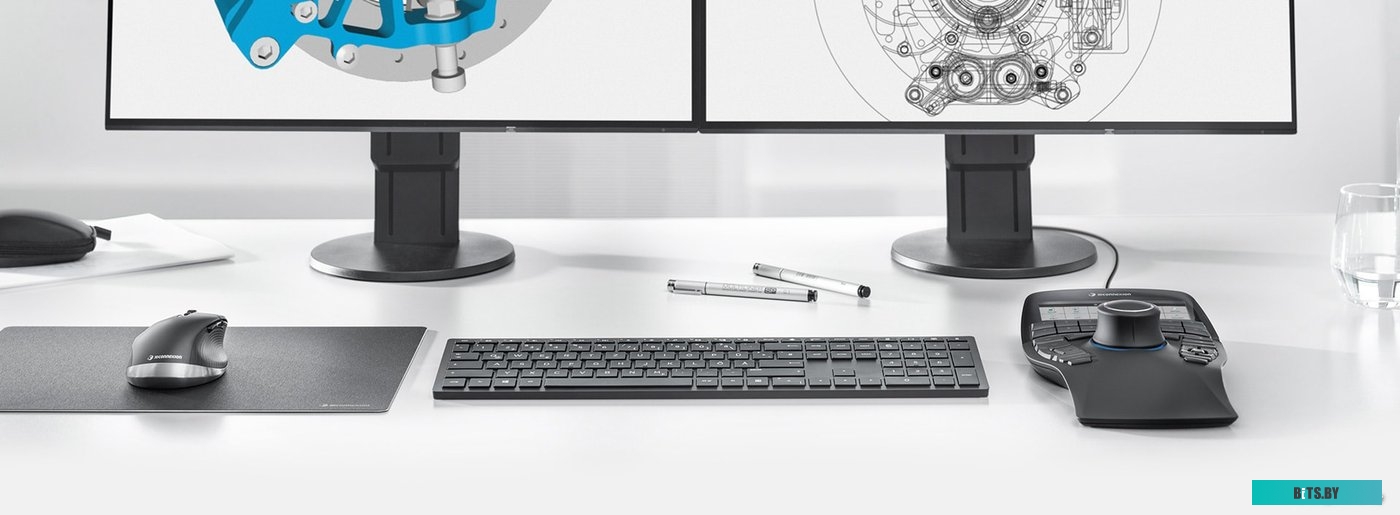 Мышь 3Dconnexion CadMouse Pro Wireless Left <3DX-700079>