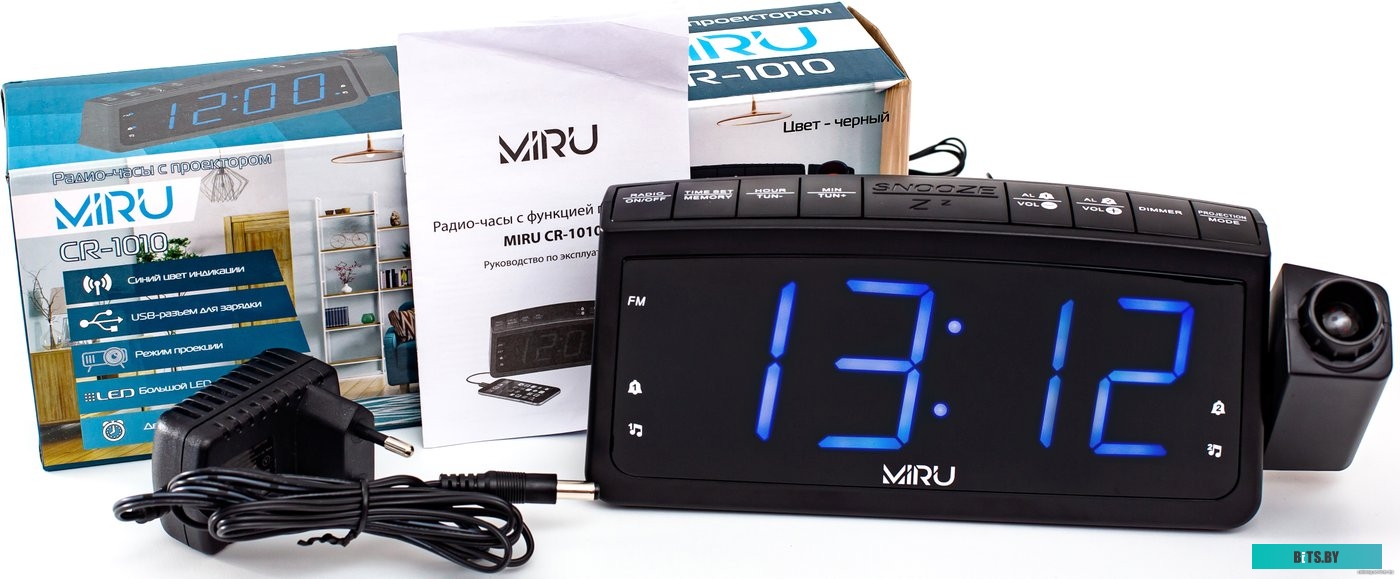 Радиочасы Miru CR-1010