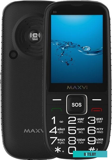 Мобильный телефон Maxvi B9 (черный)