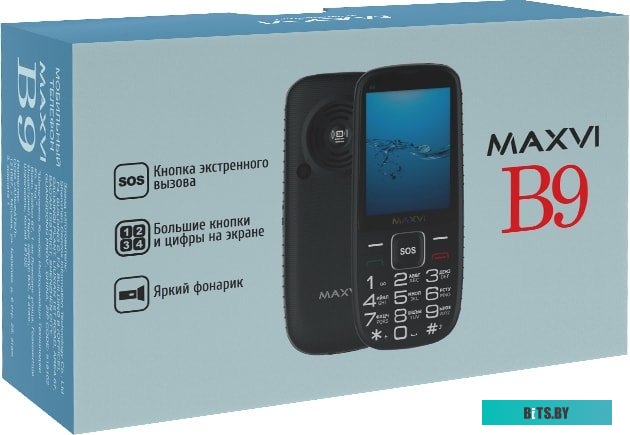 Мобильный телефон Maxvi B9 (черный)