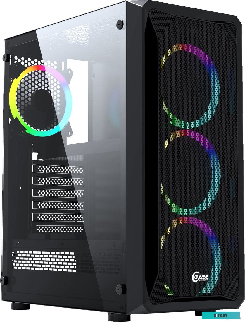 Корпус PowerCase Mistral Z4 Mesh LED <CMIZB-L4>