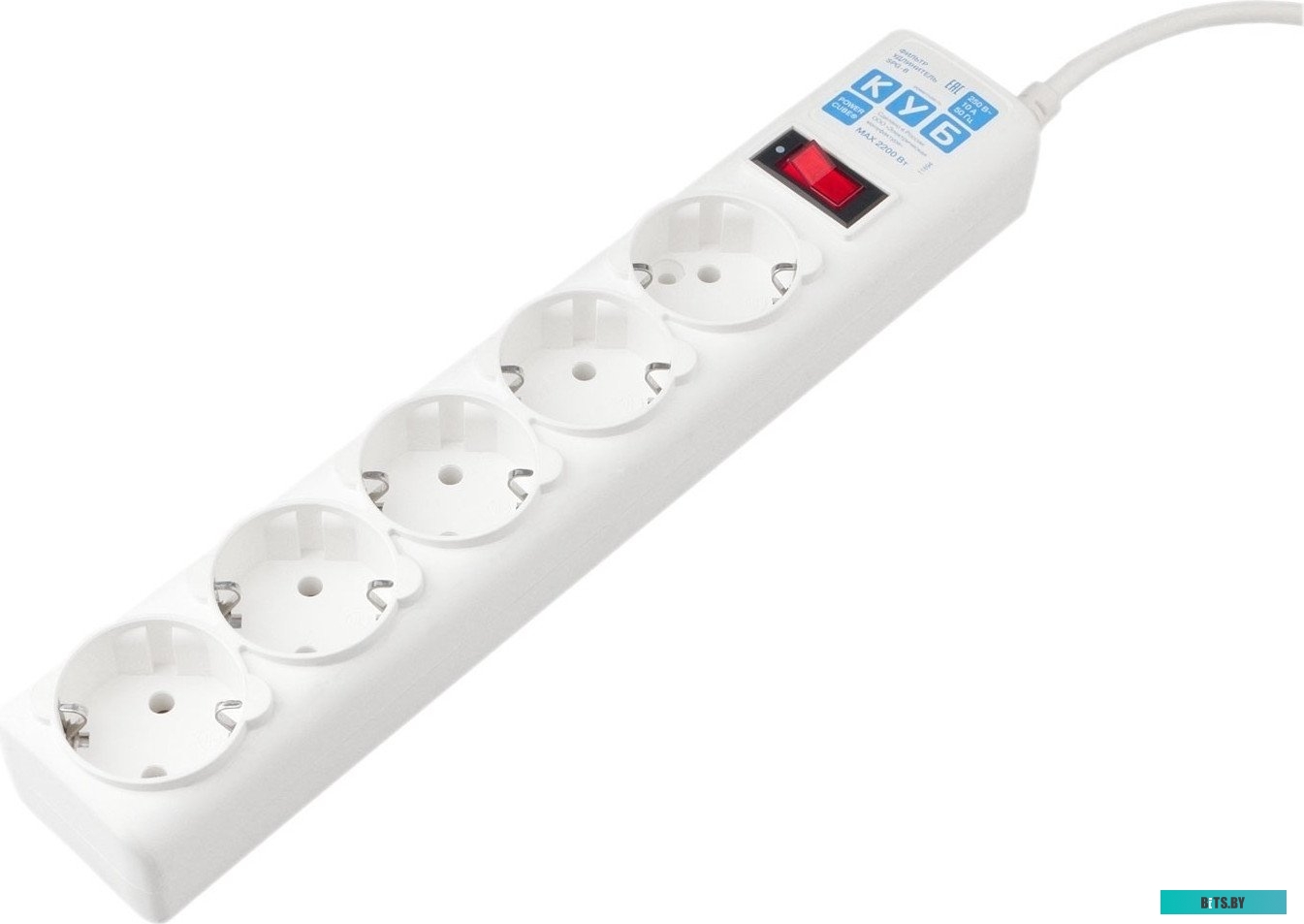 Удлинитель Power Cube SPG-B-0,5M-WHITE