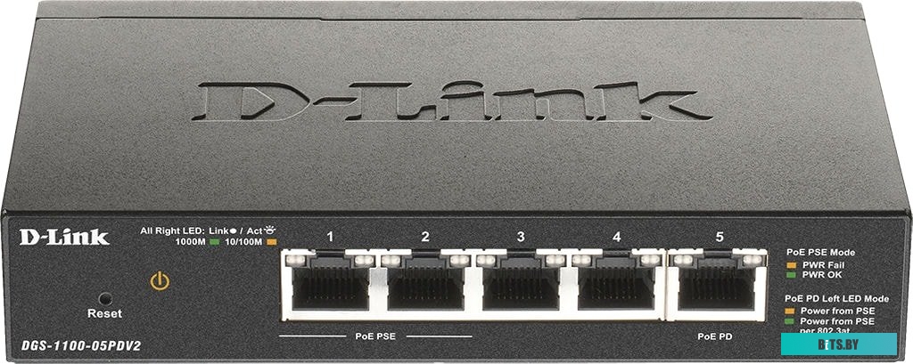 Коммутатор D-Link DGS-1100-05PDV2/A1A