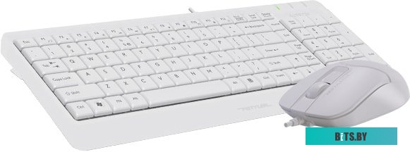Комплект (клавиатура + мышь) A4Tech Fstyler F1512 (белый)