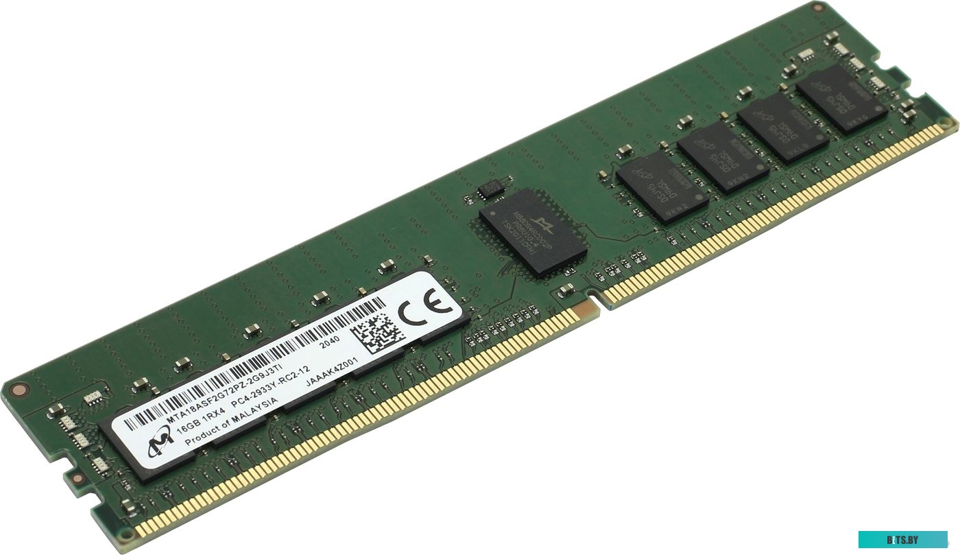 Модуль памяти Micron 16GB DDR4 PC4-23400 MTA18ASF2G72PZ-2G9J3