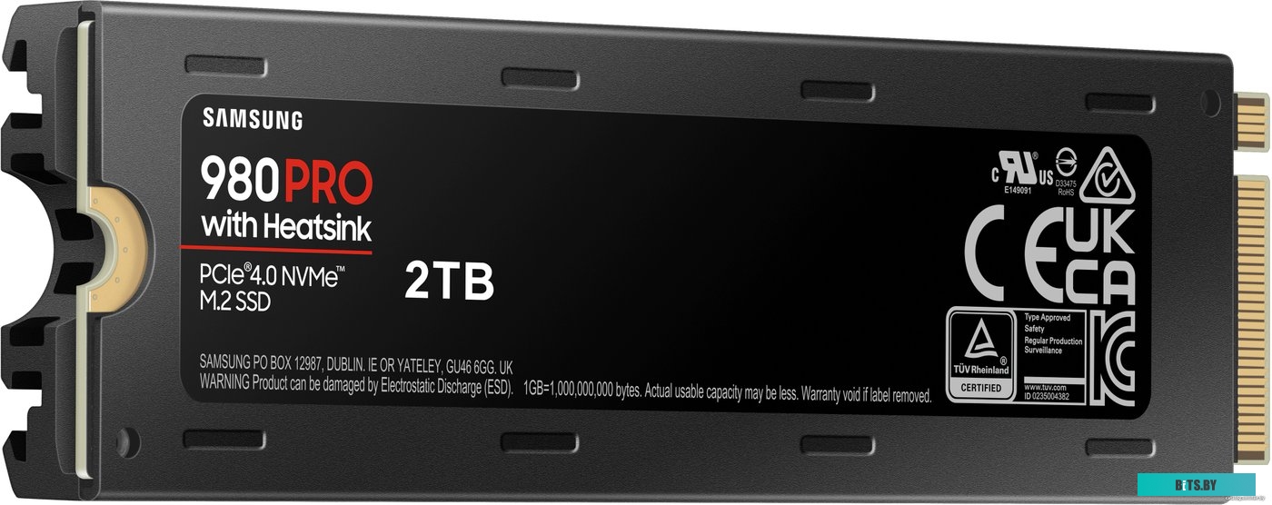 SSD Накопитель Samsung 980 Pro с радиатором 2TB MZ-V8P2T0CW