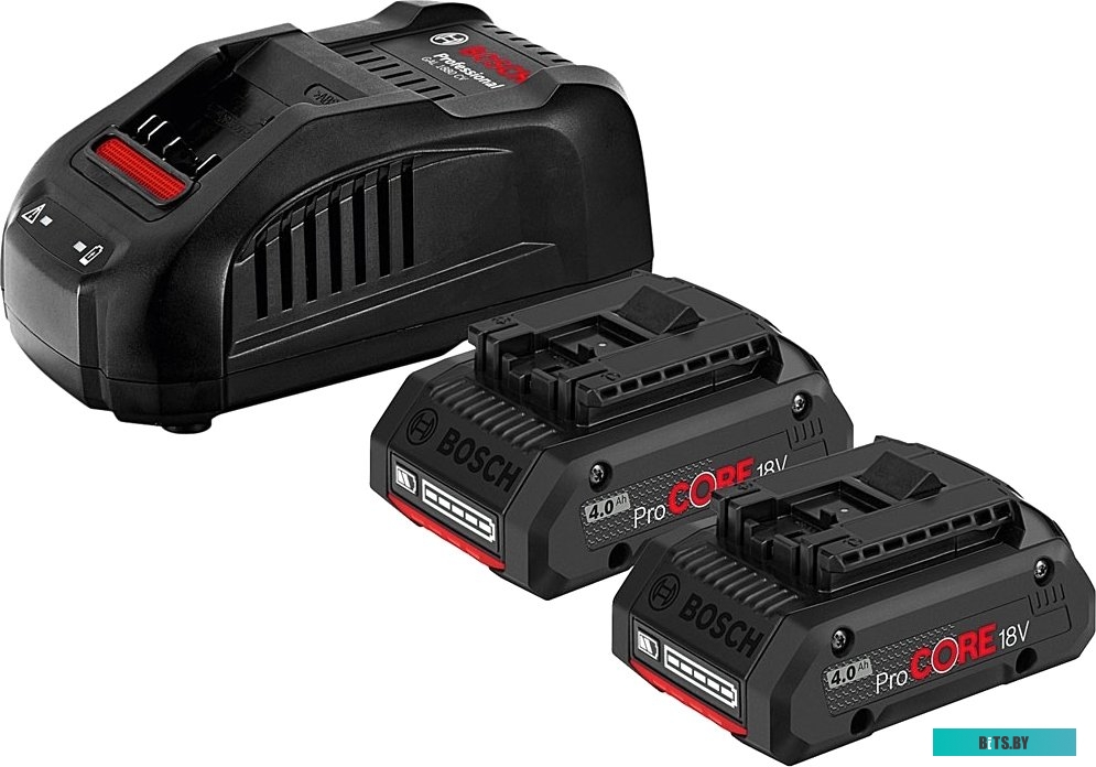 Аккумулятор с зарядным устройством Bosch 2xProCORE 1600A016GF (18В/4 Ah + 14.4-18В) <1 600 A01 6GF>