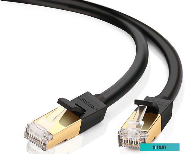 Кабель Ugreen NW107 11270 RJ45 - RJ45 (3 м, черный)
