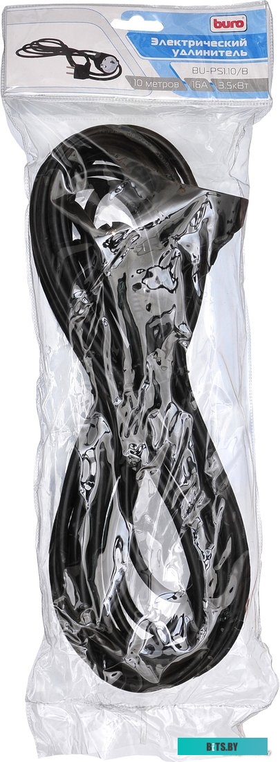 Сетевой фильтр (удлинитель) Buro BU-PS1.10/B