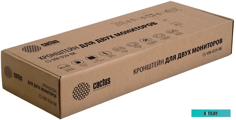 Кронштейн для монитора CACTUS CS-VM-D29-BK