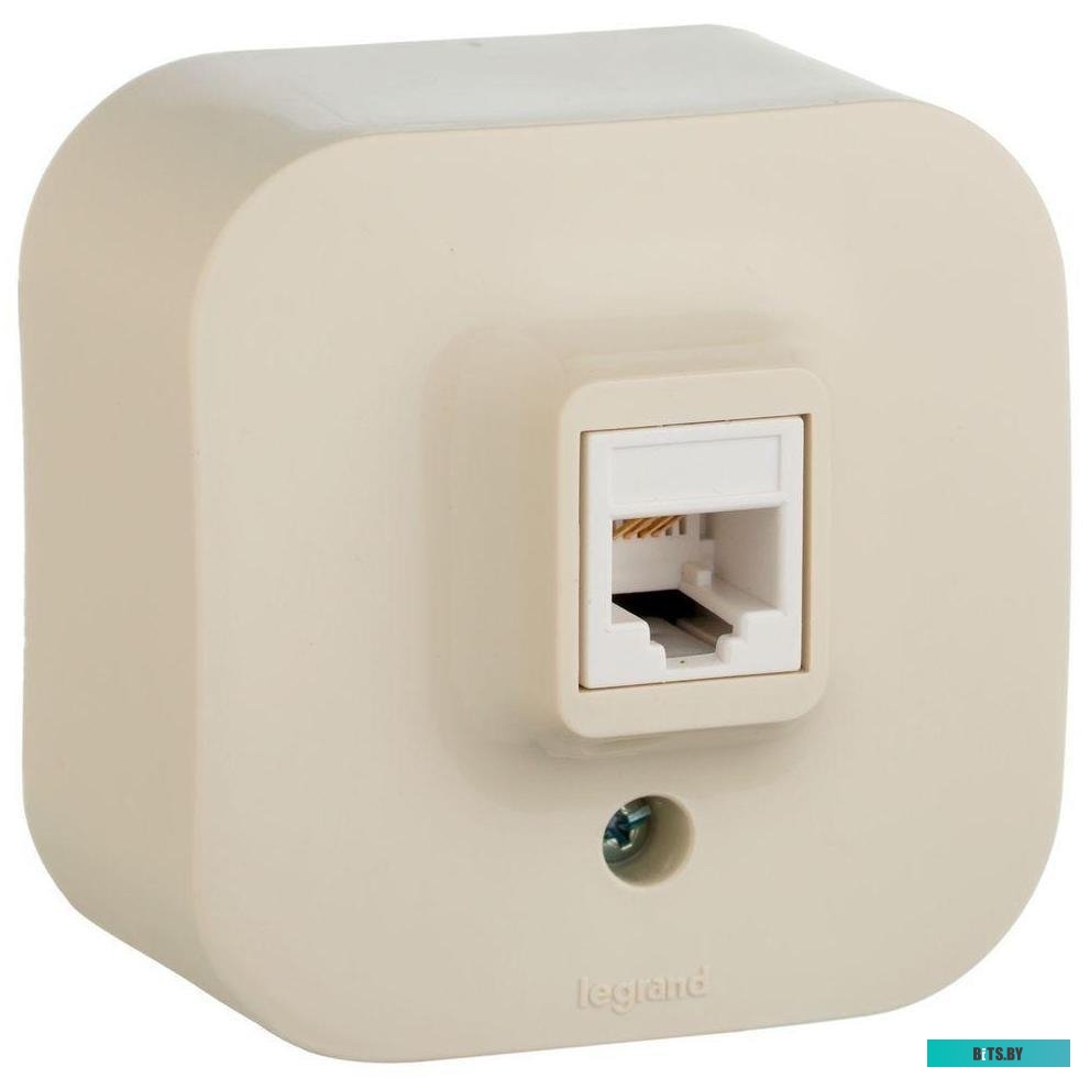 Розетка Legrand Quteo 782244 (слоновая кость)