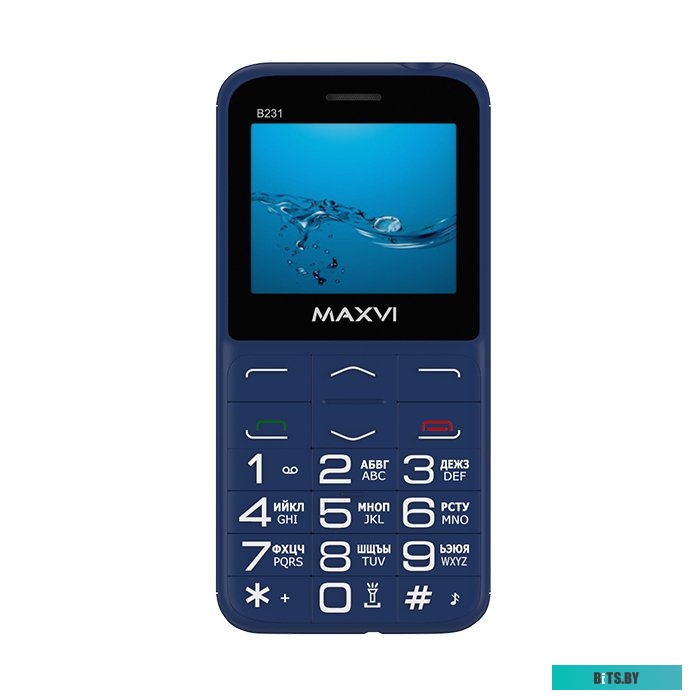 Мобильный телефон Maxvi B231 (синий)