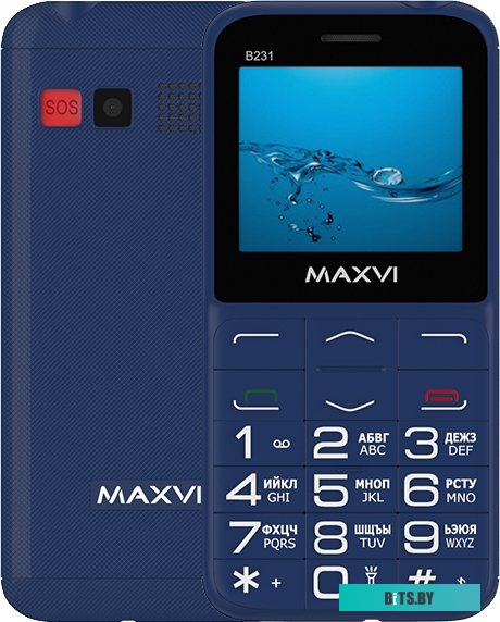 Мобильный телефон Maxvi B231 (синий)