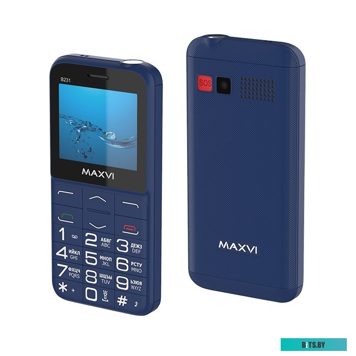 Мобильный телефон Maxvi B231 (синий)