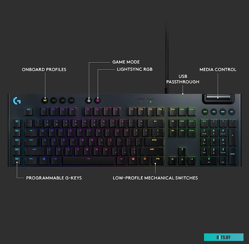 Клавиатура Logitech G815 GL Tactile <920-008991>