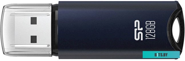 USB накопитель (Флешка) Silicon Power Marvel M02 128GB (синий) <SP128GBUF3M02V1B>