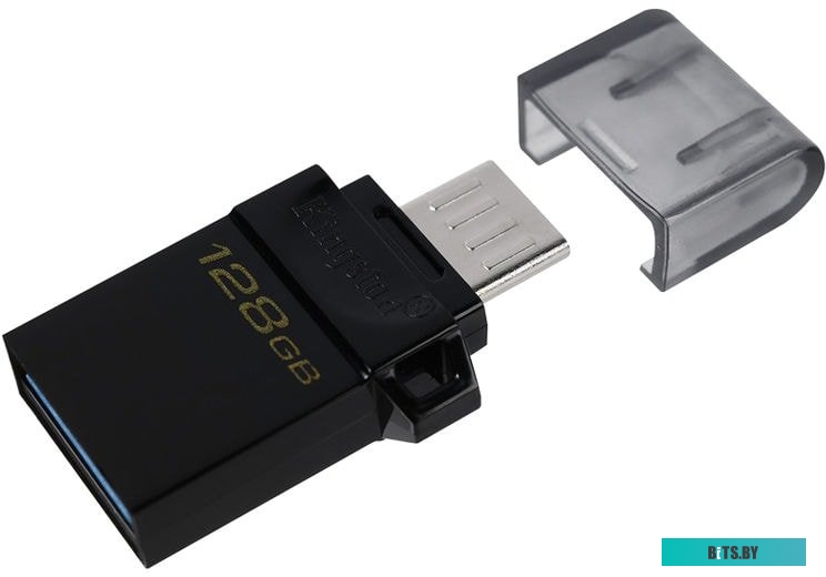 USB накопитель (Флешка) Kingston DataTraveler microDuo 3.0 G2 128GB <DTDUO3G2/128GB>