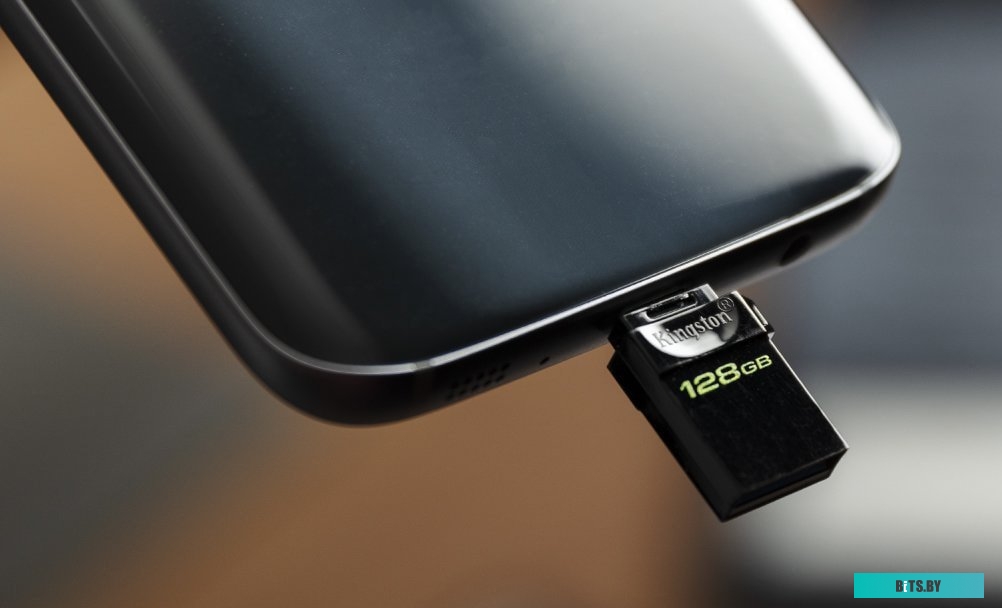 USB накопитель (Флешка) Kingston DataTraveler microDuo 3.0 G2 128GB <DTDUO3G2/128GB>