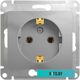 Розетка Schneider Electric Glossa GSL000343 (алюминий)