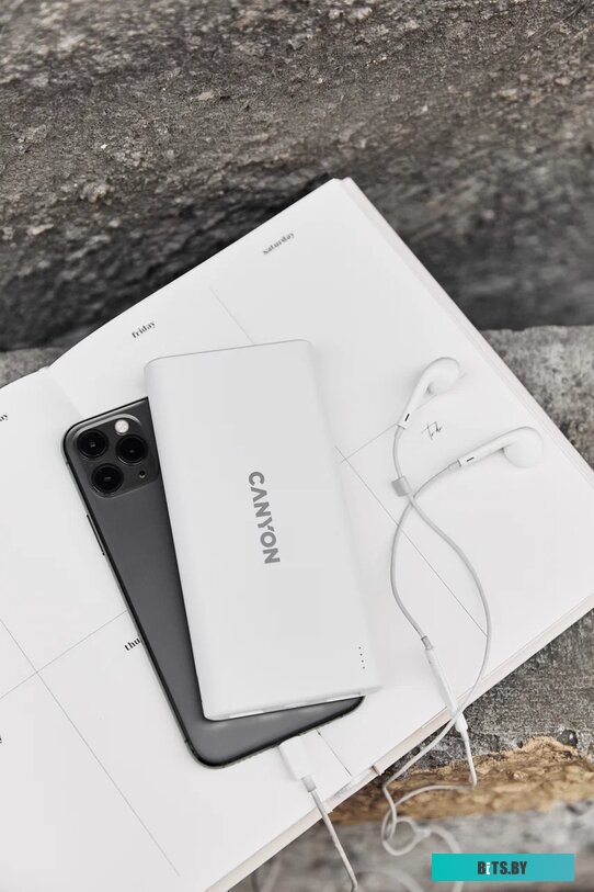 Портативное зарядное устройство Canyon CNE-CPB1006W