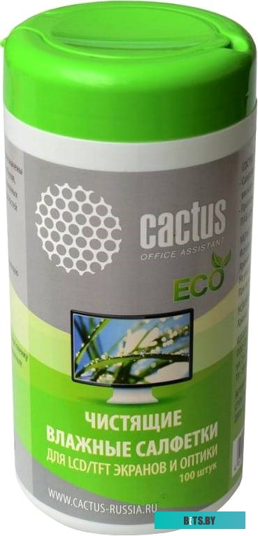 Влажные салфетки CACTUS CS-T1001E