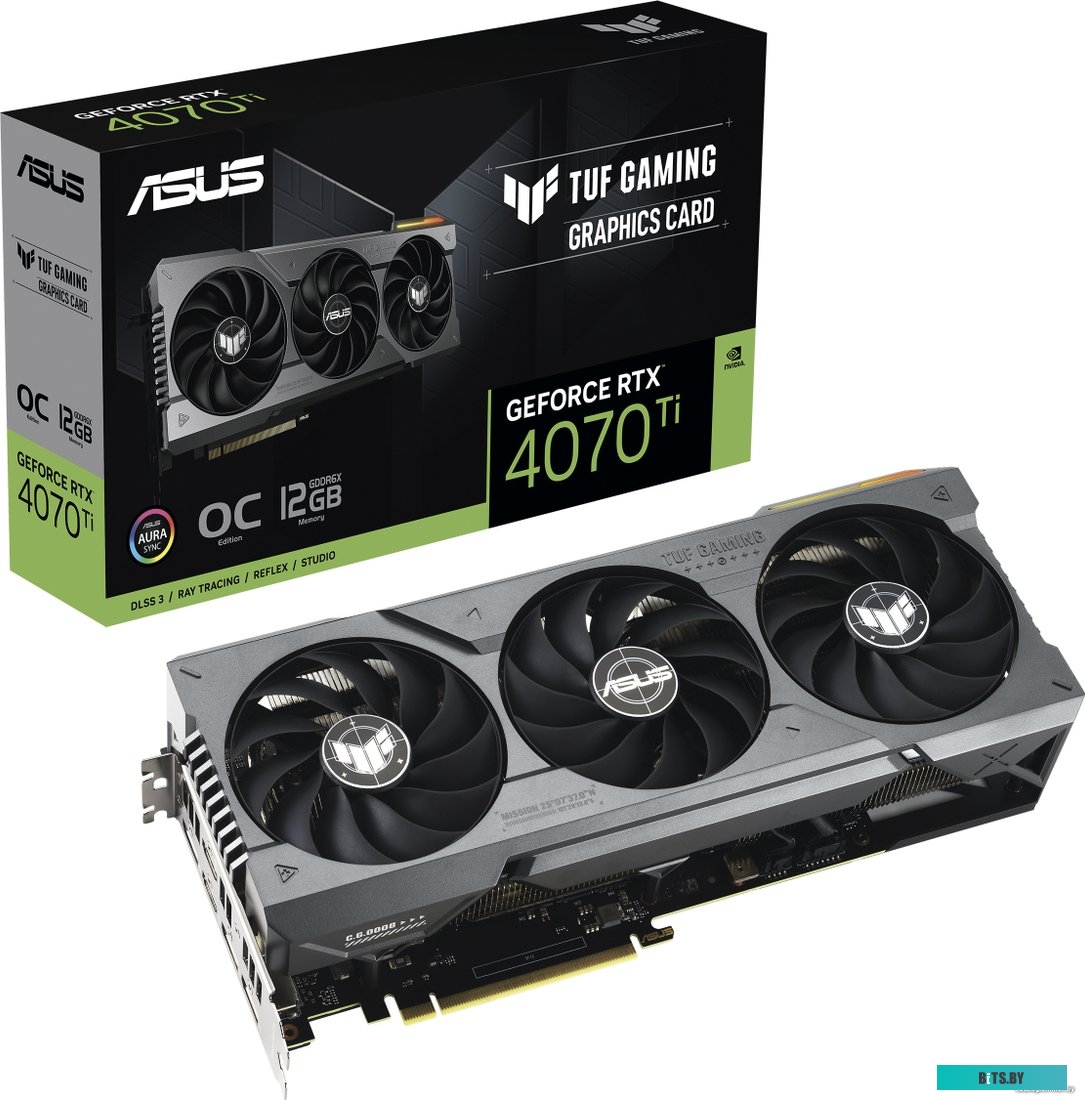 Видеокарта Asus TUF Gaming GeForce RTX 4070 Ti 12GB GDDR6X OC Edition TUF-RTX4070TI-O12G-GAMING