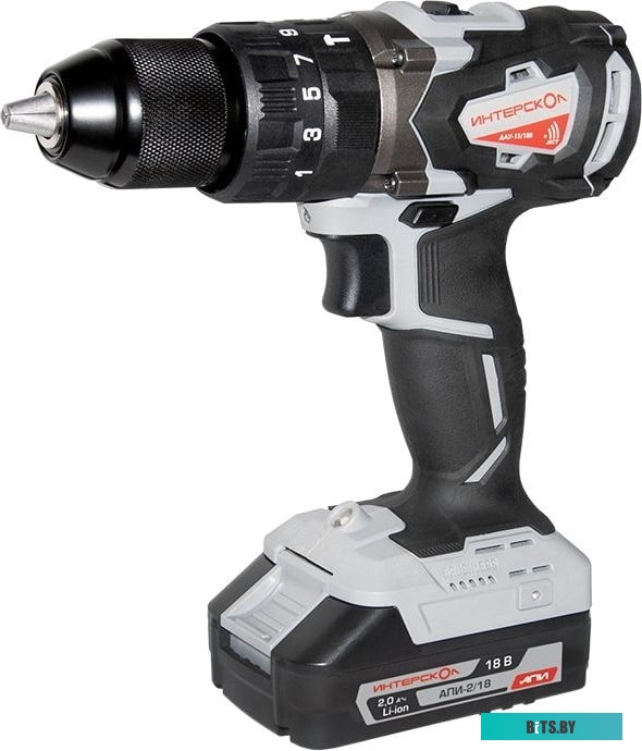 Ударная дрель-шуруповерт Интерскол ДАУ-13/18В 574.2.2.70 (с 2-мя АКБ, кейс)