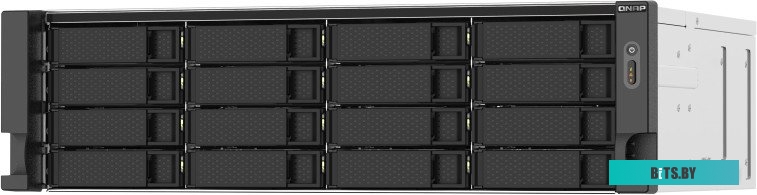Сетевое хранилище NAS Qnap TS-1673AU-RP-16G 16-bay стоечный Ryzen V1500B
