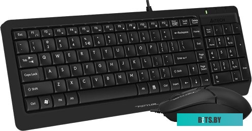 Комплект (клавиатура + мышь) A4Tech Fstyler F1512 (черный)