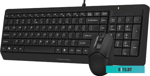 Комплект (клавиатура + мышь) A4Tech Fstyler F1512 (черный)
