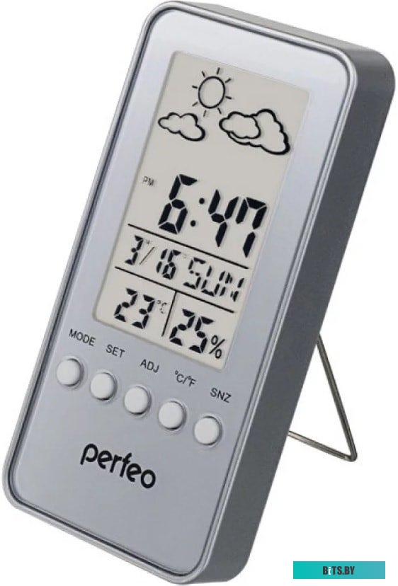 Метеостанция Perfeo Window PF-S002A (серебристый) <PF_A4864>