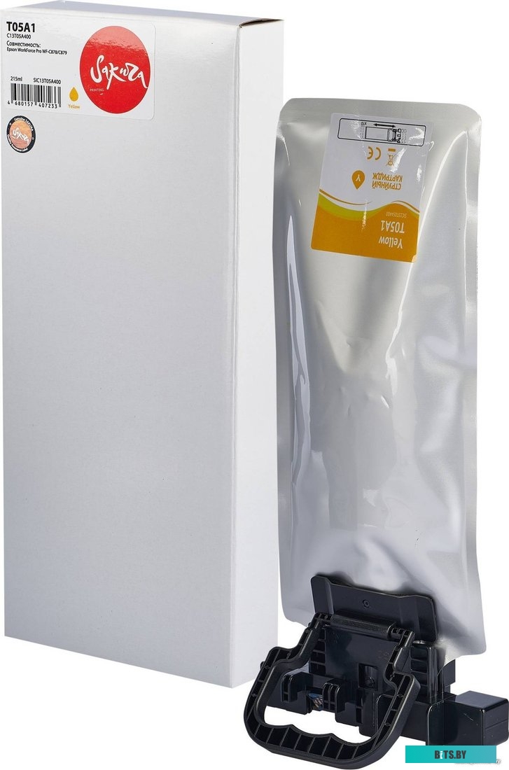 Чернила Sakura Printing SIC13T05A400 (аналог Epson T05A1 Y)