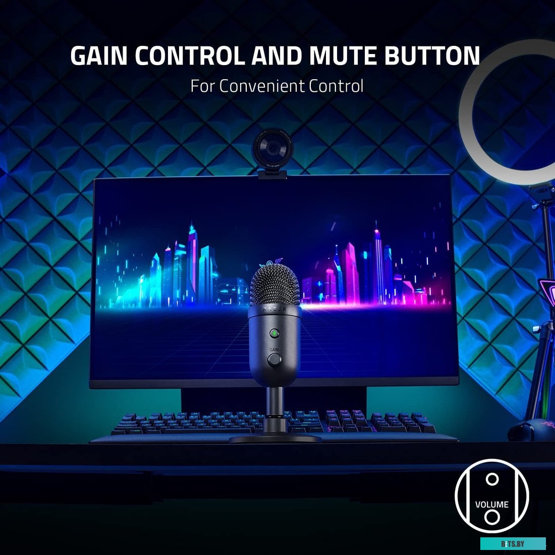 Микрофон Razer Seiren V2 X <RZ19-04050100-R3M1>