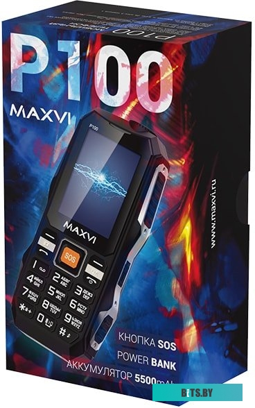 Мобильный телефон Maxvi P100 (зеленый)