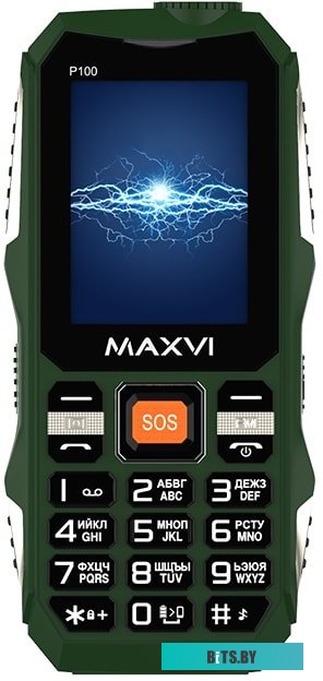 Мобильный телефон Maxvi P100 (зеленый)