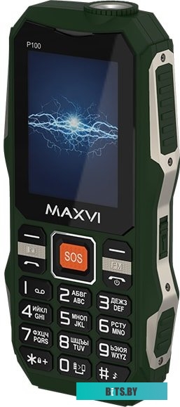 Мобильный телефон Maxvi P100 (зеленый)