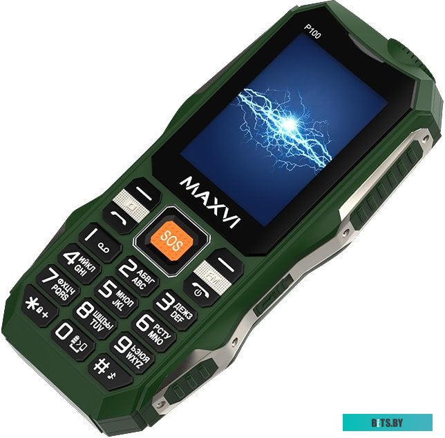 Мобильный телефон Maxvi P100 (зеленый)