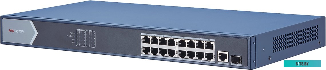 Неуправляемый коммутатор Hikvision DS-3E0518P-E