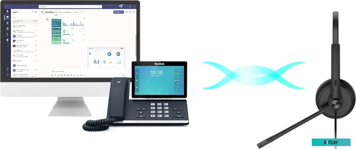 Наушники (Гарнитура) Yealink UH34 Dual UC