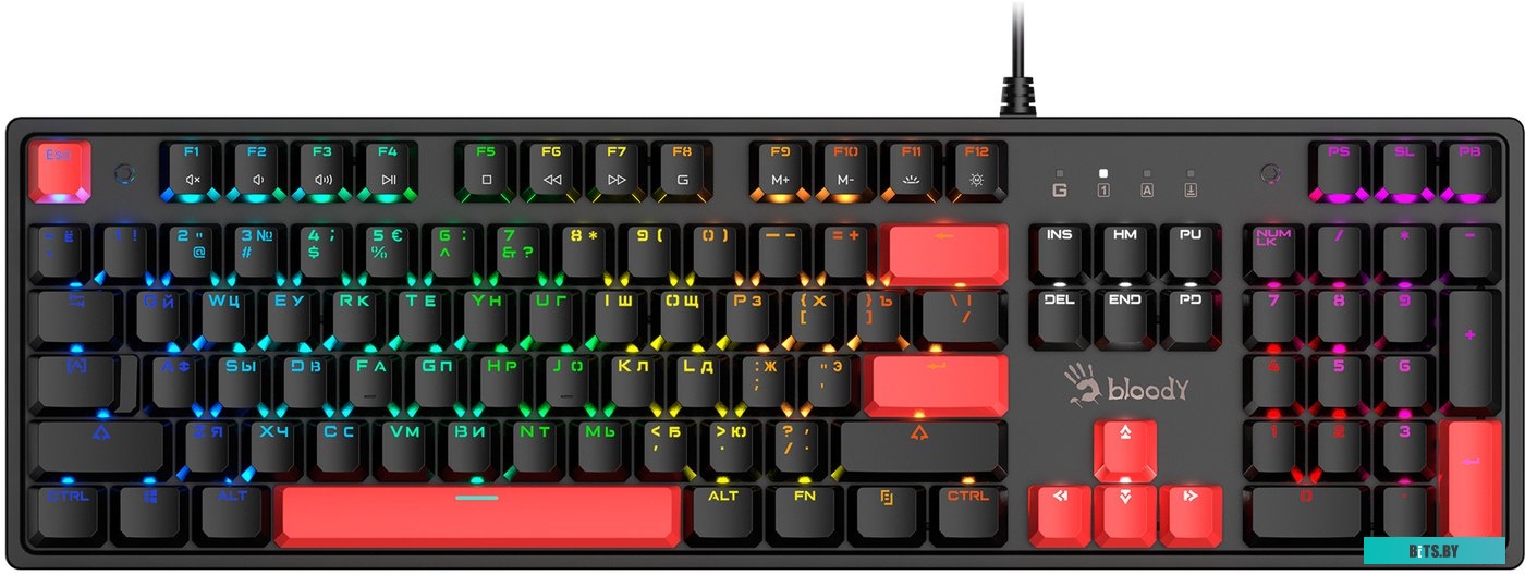 Клавиатура A4Tech Bloody S510R (черный)