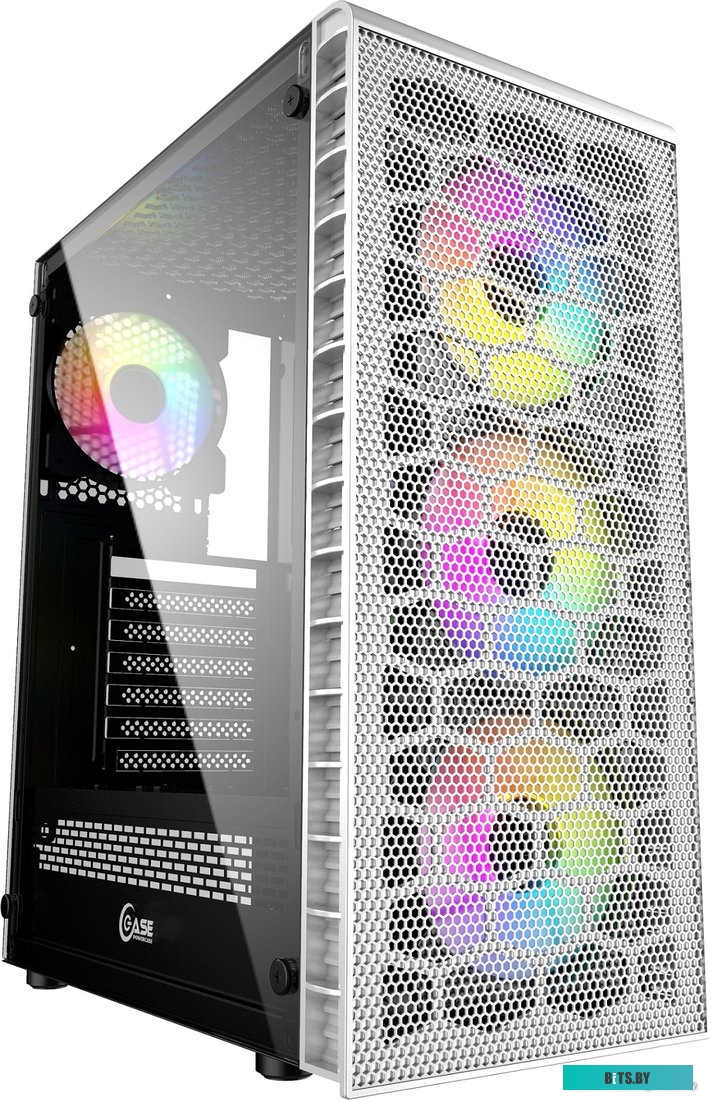 Корпус PowerCase Mistral Z4C LED (белый) <CMIZ4CW-L4>