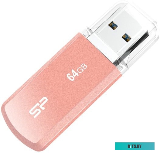 USB накопитель (Флешка) Silicon Power Helios 202 64GB (розовый) <SP064GBUF3202V1P>
