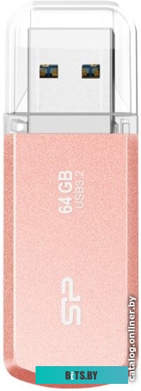 USB накопитель (Флешка) Silicon Power Helios 202 64GB (розовый) <SP064GBUF3202V1P>
