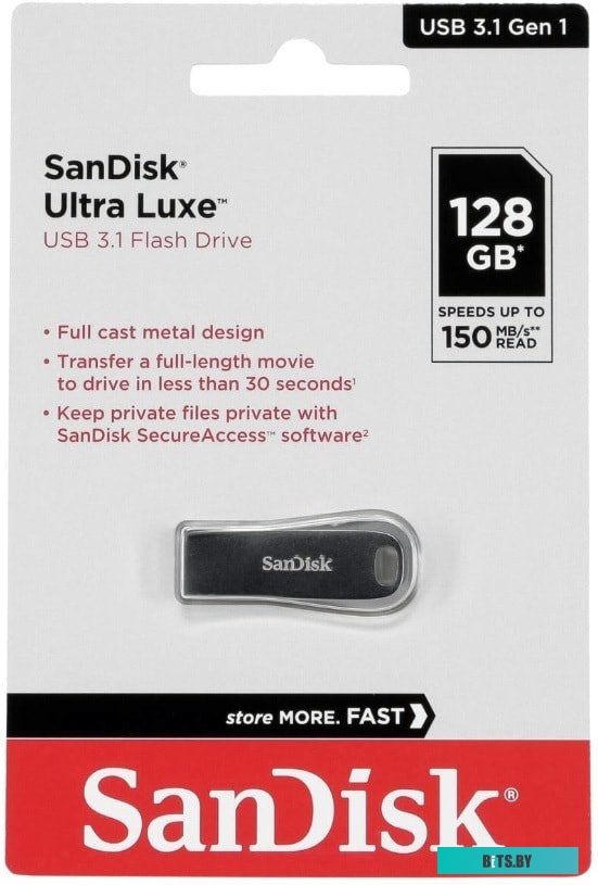 USB накопитель (Флешка) SanDisk Ultra Luxe USB 3.1 128GB <SDCZ74-128G-G46>