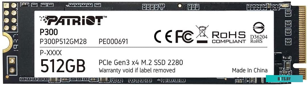 SSD Накопитель Patriot P300 512GB P300P512GM28