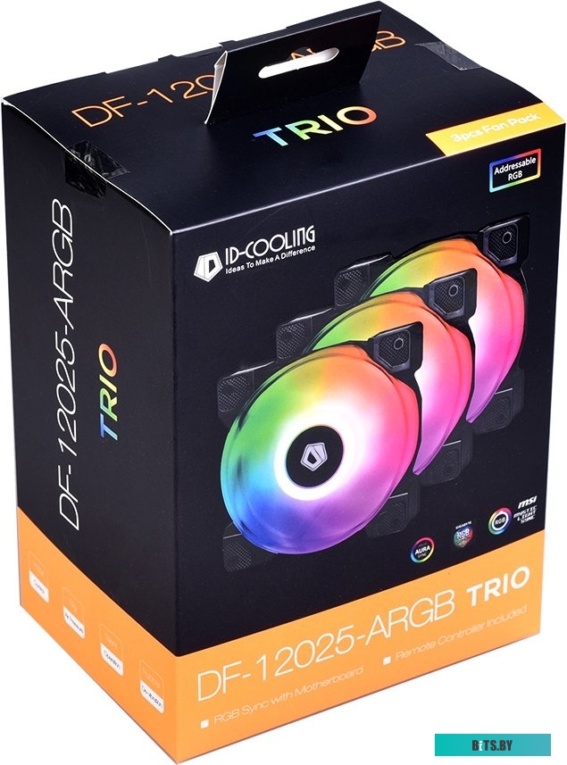 Кулер ID-Cooling DF-12025-ARGB-TRIO <ID-FAN-DF-12025-ARGB-TRIO>