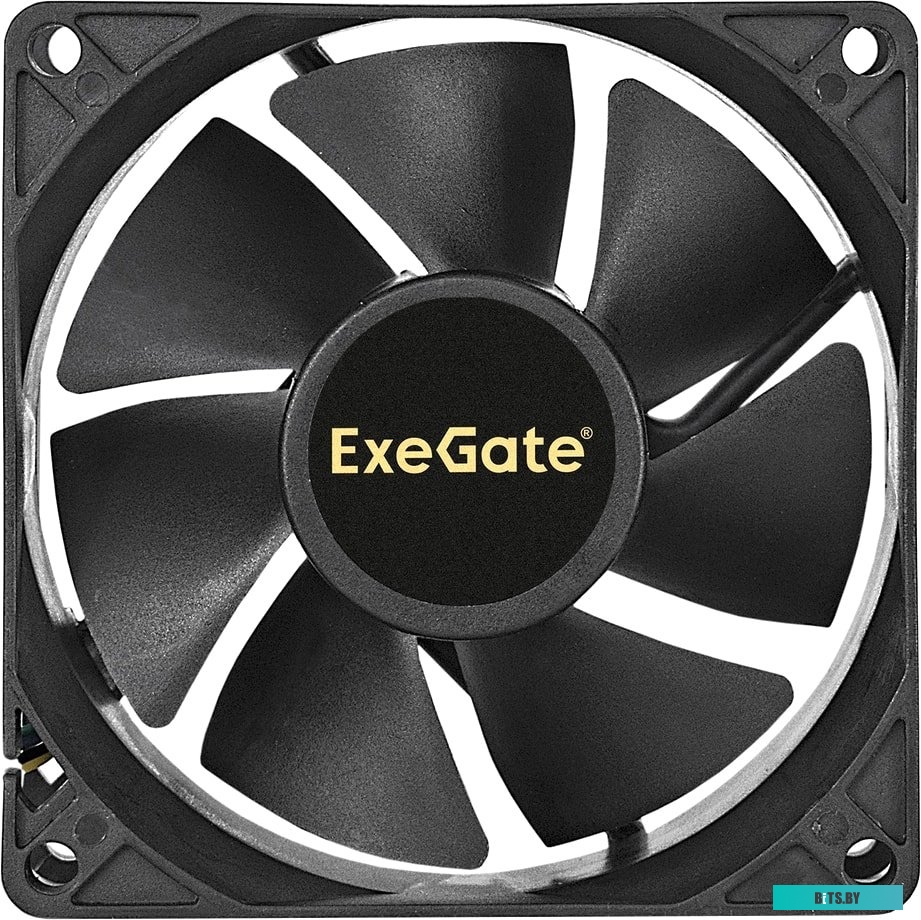 Вентилятор ExeGate EX08025S3P, 80x80x25 мм, подшипник скольжения, 3pin, 1800RPM, 23dBA