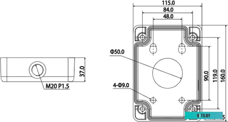 Монтажная коробка Dahua DH-PFA120