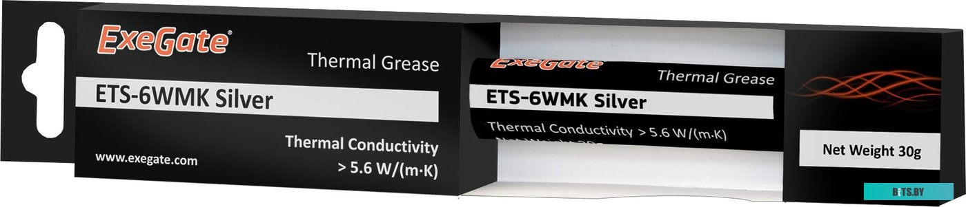 Термопаста ExeGate ETS-6WMK Silver EX282349RUS (30 г.)
